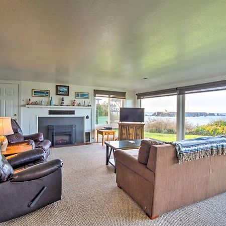 Cliffside Lighthouse Beach Home With Ocean View Coos Bay Dış mekan fotoğraf