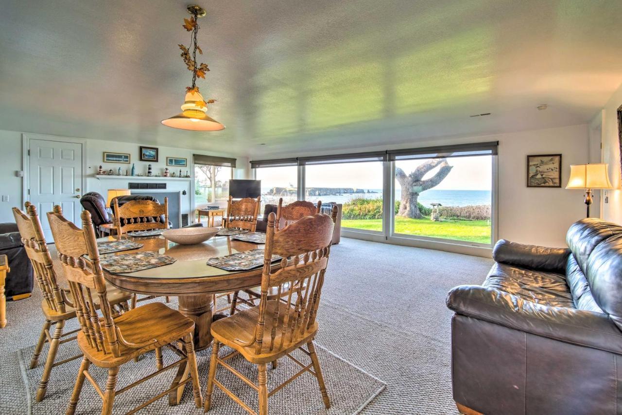 Cliffside Lighthouse Beach Home With Ocean View Coos Bay Dış mekan fotoğraf