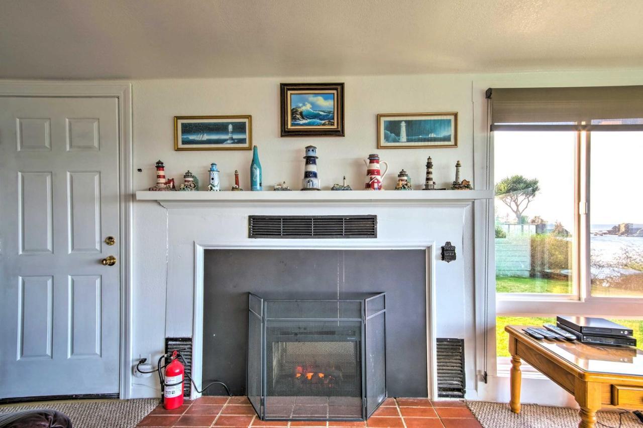 Cliffside Lighthouse Beach Home With Ocean View Coos Bay Dış mekan fotoğraf